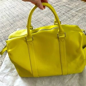 Neiman Marcus Neon Duffle Bag